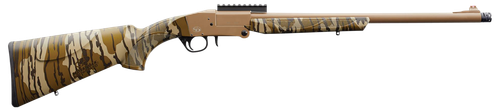 Charles Daly 930316 101 Turkey 12 Gauge Break Open 3" 1rd 20" Flat Dark Earth Cerakote Steel Barrel & Receiver, Fixed Mossy Oak Bottomland Synthetic Stock