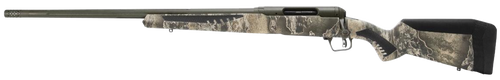 Savage Arms 57755 110 Timberline 6.5 PRC 3+1 24", OD Green Cerakote, Realtree Excape Fixed AccuStock with AccuFit, Left Hand