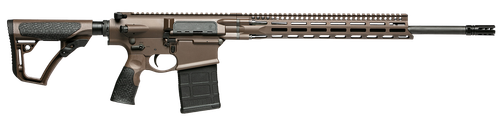 Daniel Defense 0216581690047 DD5 V5 Gen II 6.5 Creedmoor 20" 20+1 Mil-Spec Brown Cerakote 6 Position w/SoftTouch Overmolding Stock MLOK