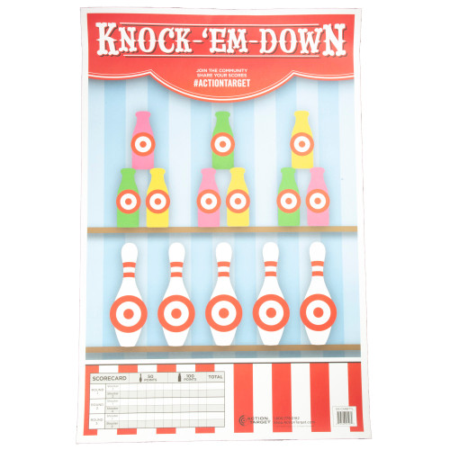 ACTION TGT KNOCKEM DOWN 100PK