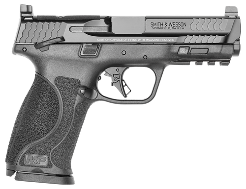 Smith & Wesson 13567 M&P M2.0  Full Size 9mm Luger 17+1, 4.25" Black Stainless Steel Barrel & Optic Ready/Serrated Slide, Matte Black Polymer Frame w/Picatinny Rail