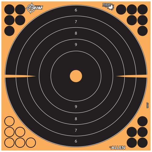ALLEN EZ AIM 12" BULLSEYE 5PK
