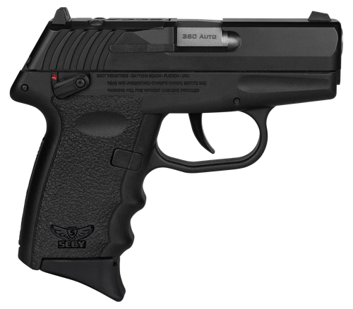 SCCY Industries CPX4CBBKRDRG3 CPX-4 RD 380 ACP 10+1 2.96" Black Polymer/Serrated Black Nitride Stainless Steel Slide/Finger Grooved Black Polymer Grip