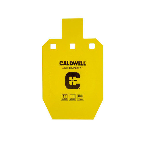 CALDWELL AR500 33% IPSC STEEL TARGET