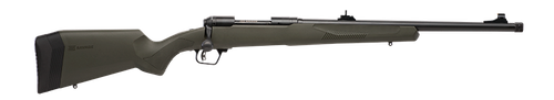 Savage Arms 57534 110 Hog Hunter Full Size 350 Legend 4+1 18" Matte Black Threaded Barrel, Carbon Steel Drilled & Tapped Receiver, AccuFit w/Adj Comb & LOP OD Green Synthetic Stock, Right Hand