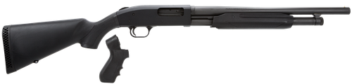 Mossberg 50521 500 Special Purpose 12 Gauge 5+1 3" 18" Barrel, Parkerized Finish, Aluminum Receiver, Synthetic Stock, Accu-Set Chokes, Includes Exclusive Pistol Grip Kit