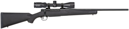 Mossberg 28052 Patriot  22-250 Rem Caliber with 5+1 Capacity, 22" Fluted Barrel, Matte Blued Metal Finish & Black Synthetic Stock Right Hand (Full Size) Includes Vortex Crossfire II 3-9x40mm Scope