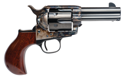 Cimarron CA346 Model P Thunder 45 Colt (Long Colt) 6 Shot 3.50" Blued Stainless Steel Barrel, Blued Cylinder, Color Case Hardened Steel Frame, Birdshead Walnut Grip, Exposed Hammer