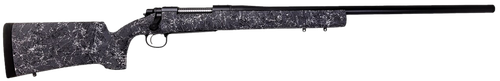 Remington Firearms (New) R84173 700 Long Range Full Size 7mm PRC 3+1 26" Black Heavy Contour Threaded Barrel, Black Rail Mount Steel Receiver, Grey w/Black & White Web HS Precision Synthetic Stock