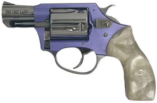 Charter Arms 53849 Undercover Lite Chic Lady Small 38 Special 5rd 2" Stainless High Polished & Cylinder, Lavender Aluminum Frame, Pearl Grip, Exposed Hammer