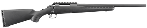 Ruger 6908 American Compact 243 Win 4+1 18" Matte Black Alloy Steel Barrel, Matte Black Steel Receiver w/Picatinny Rail, Black Fixed Synthetic Stock, Right Hand