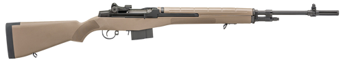 Springfield Armory MA9120 M1A Standard Issue 308 Win/7.62x51mm 10+1 22" Black Parkerized Carbon Steel Barrel, Black Parkerized Steel Receiver, Flat Dark Earth Synthetic Fixed Stock, Right Hand