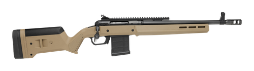 Savage Arms 58188 110 Scout Full Size 6.5 Creedmoor 10+1  16.50" Matte Black Threaded Barrel, Picatinny Rail Carbon Steel Receiver, Flat Dark Earth Magpul Hunter Synthetic Stock