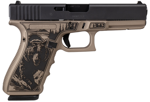 Glock UG2050204BEAR G20 Gen4 Full Size Frame 10mm Auto 15+1 4.61" Black Steel Barrel Serrated Steel Slide Polymer Frame w/Picatinny Rail Ambidextrous