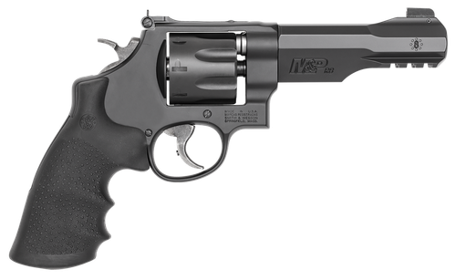 Smith & Wesson 170292 M&P Performance Center R8 357 Mag Or 38 S&W Spl +P 5" Black Barrel With Picatinny Acc. Rail, 8rd Black Cylinder, Black  Scandium Alloy N-Frame, Synthetic Grip