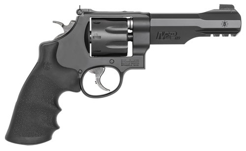 Smith & Wesson 170292 M&P Performance Center R8 357 Mag Or 38 S&W Spl +P 5" Black Barrel With Picatinny Acc. Rail, 8rd Black Cylinder, Black  Scandium Alloy N-Frame, Synthetic Grip