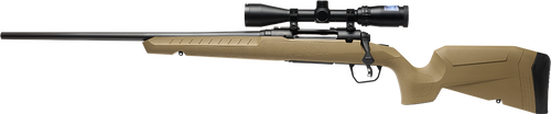 Savage Arms 32195 Axis 2 XP Combo Full Size 243 Win 4+1 22" Black Sporter Barrel, Black Carbon Steel Receiver Drilled & Tapped, Flat Dark Earth Fixed Synthetic Stock, Weaver 3-9x40mm Scope, Left Hand