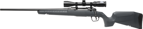 Savage Arms 32205 Axis 2 XP Combo Full Size 22-250 Rem 4+1 22" Black Sporter Barrel, Black Carbon Steel Receiver Drilled & Tapped, Gray Fixed Synthetic Stock, Weaver 3-9x40mm Scope, Left Hand