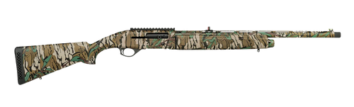 Mossberg 75808 SA-20 Turkey 20 Gauge Semi-Auto 3" 4+1 22" Mossy Oak Greenleaf Vent Rib Steel Barrel, Mossy Oak Greenleaf Picatinny Rail Receiver, Fixed Mossy Oak Greenleaf Synthetic Stock