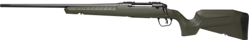Savage Arms 32072 Axis 2  22-250 Rem 4+1 22" Matte Black Sporter Barrel, Matte Black Drilled & Tapped Steel Receiver, Fixed Green Synthetic Stock, Left Hand