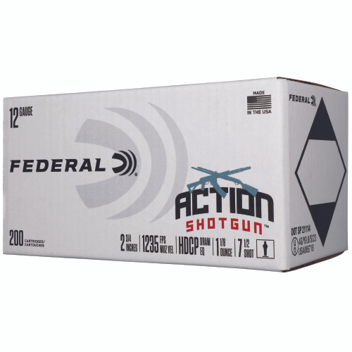 FED ACTN 12GA 2.75" #7.5 200RD