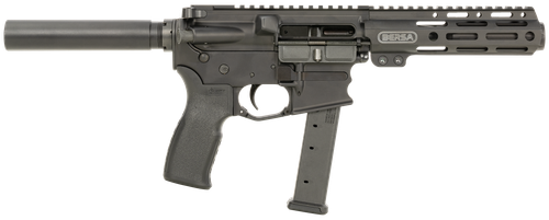 Bersa BAR9GL4BSC AR9  9mm Luger 33+1 4" Barrel, KAW Valley XL Compensator, Hard Coat Anodized Metal Finish, Magpul MOE+ Grip, Manual Safety