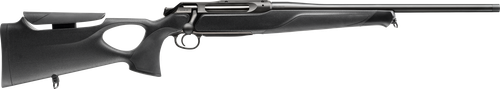 Sauer 80117649 505 Synchro XT Full Size 6.5 Creedmoor 3+1 22" Titanium Gray Threaded Barrel, Saddle Mount Steel Receiver, Black Thumbhole w/Adj Comb Synthetic Stock