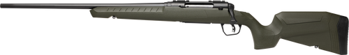 Savage Arms 32074 Axis 2  6.5 Creedmoor 4+1 22" Matte Black Sporter Barrel, Matte Black Drilled & Tapped Steel Receiver, Fixed Green Synthetic Stock, Left Hand