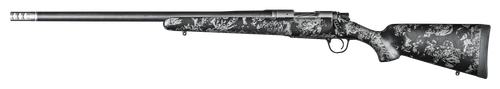 Christensen Arms 8010618400 Ridgeline FFT 300 PRC 3+1 22" Carbon Fiber/Threaded Barrel, Stainless Steel, Black with Gray Accents Stock, Left Hand