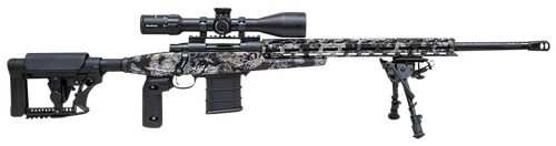 Howa HCRA308SKY M1500 APC Chassis 308 Win 24" Heavy Barrel 10+1 (3), Kryptek Skyfall Camo, Luth-AR MBA-4 Stock with Aluminum Chassis, 4-16x50 Scope, Bipod & 2 Grips
