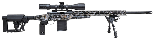 Howa HCRA308SKY M1500 APC Chassis 308 Win 24" Heavy Barrel 10+1 (3), Kryptek Skyfall Camo, Luth-AR MBA-4 Stock with Aluminum Chassis, 4-16x50 Scope, Bipod & 2 Grips