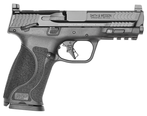 Smith & Wesson 13734 M&P M2.0 Bundle Full Size 9mm Luger 17+1 4.25" Black Barrel, Black Armornite Optic Ready/Serrated Slide, Matte Black Polymer Frame w/Picatinny Rail, 5 Magazines