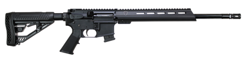 Alexander Arms RST17 Standard  17 HMR  10+1 18" Fluted Barrel, Black Hard Coat Anodized Metal Finish, EFX Black Stock, Optics Ready