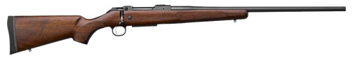 CZ-USA 07722 CZ 600 American ST3 30-06 Springfield 3+1 24" Threaded, Black Barrel/Rec, Walnut Stock, Adj. Trigger