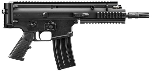 FN 38101240 SCAR 15P 5.56x45mm 30+1 7.50" Black Chrome Lined Steel Barrel, Black Anodized Aluminum Picatinny Rail Receiver, Black Polymer Grip, Ambidextrous