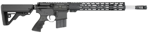 Rock River Arms 450B1562V1 LAR-15M All Terrain Hunter 450 Bushmaster 5+1 16" Stainless Barrel, Black Rec, 13" M-LOK Handgaurd, OEM Operator CAR Stock & Muzzle Brake, Hogue Rubber Grip