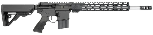 Rock River Arms 450B1562V1 LAR-15M All Terrain Hunter 450 Bushmaster 5+1 16" Stainless Barrel, Black Rec, 13" M-LOK Handgaurd, OEM Operator CAR Stock & Muzzle Brake, Hogue Rubber Grip