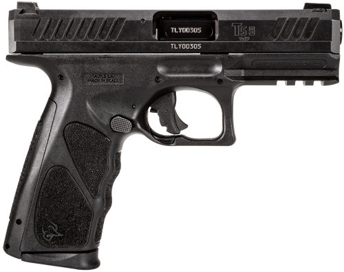 Taurus 1TS9SR041 TS9  Full Size Frame 9mm Luger 17+1 4" Matte Black Steel Barrel, Matte Black Serrated Steel Slide, Matte Black Polymer Frame w/Picatinny Rail, Black Polymer Grip, Includes 2 Magazines