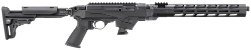 Ruger 19141 PC Carbine *State Compliant 9mm Luger 10+1 16.12" Threaded/Fluted Barrel, Black, Reversible Folding Stock, M-LOK Handguard, Optics Mount