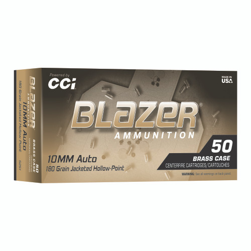 BLAZER BRASS 10MM 180GR JHP 50/500