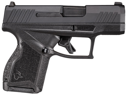 Taurus 1GX4M93110CK7 GX4  9mm Luger 10+1 3.06" Satin Black DLC Steel Barrel, Black Nitride Serrated Slide, Black Polymer Frame w/ Interchangeable Backstrap Grips Includes B&W US Flag Holster