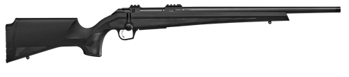 CZ-USA 07405 CZ 600 Alpha Full Size 6mm Creedmoor 4+1, 22" Black Steel Threaded Barrel, Black Aluminum Receiver, Picatinny Rail, Black Fixed Soft Touch Stock, Right Hand