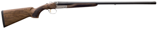 Charles Daly 930355 512 Superior 12 Gauge 3" 2rd 28" Gloss Blued Steel Side by Side Barrel, Silver Steel Receiver, Oiled Walnut Fixed Checkered Stock & Forend, Includes 5 Choke Tubes