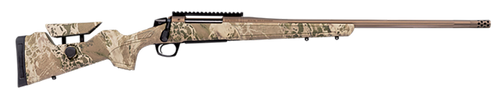 CVA CR3967 Cascade Long Range Hunter Full Size 300 PRC 26" Smoked Bronze Cerakote Steel Threaded Barrel, Realtree Hillside Synthetic Stock