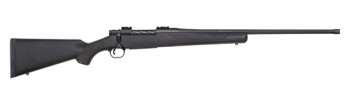 Mossberg 28233 Patriot Carbine 6.5 PRC 5+1 20" Matte Blued Threaded Bull Barrel, Matte Blued Drilled & Tapped Receiver, Fixed Black Synthetic Stock