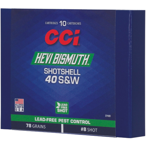 CCI 40S&W BISMUTH SHOTSHELL 10/200