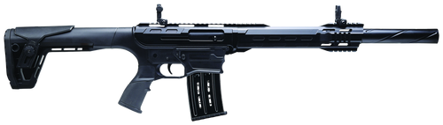 Charles Daly 930411 AR-12A  12 Gauge Semi-Auto 3" 5+1 18.50" Black Steel Barrel, Black Picatinny Rail Aluminum Receiver, Black Adj w/Pistol Grip Synthetic Stock