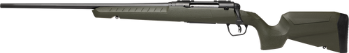 Savage Arms 32129 Axis 2 Compact 6.5 Creedmoor 4+1 20" Matte Black Heavy Sporter Barrel, Matte Black Drilled & Tapped Carbon Steel Receiver, Fixed OD Green Synthetic Stock, Left Hand
