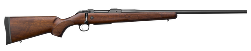 CZ-USA 07723 CZ 600 American ST3 300 Win Mag 3+1 24" Threaded, Black Barrel/Rec, Walnut Stock, Adj. Trigger