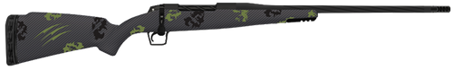 Fierce Firearms TWROG7PRC24BF Twisted Rogue 7mm PRC 24" Black Cerakote Steel Threaded Barrel, Black Cerakote Drilled & Tapped Steel Receiver, LR Negative Comb Forest Camo Carbon Fiber Stock